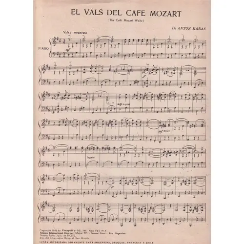 El Vals Del Cafe Mozart (Edição Antiga)