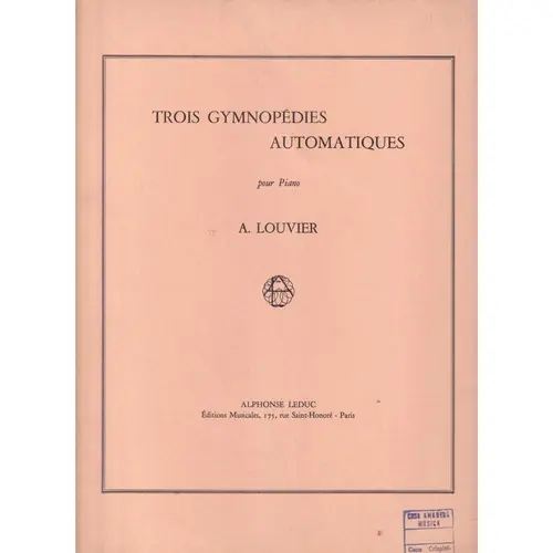 Trois Gymnopedies Automatiques