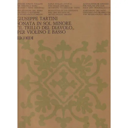 Sonata In Sol Minore - Il Trillo Del Diavolo