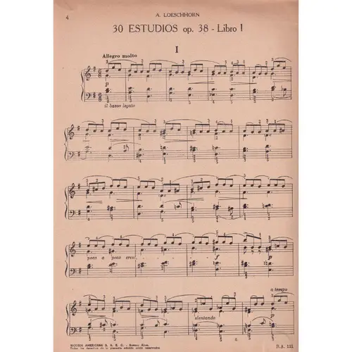 30 Estudios Melodicos Op.  38 Vol.1