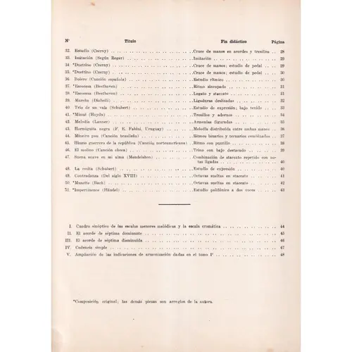 Ensenanza Elemental Del Piano - Vol.2  (Edição Antiga)