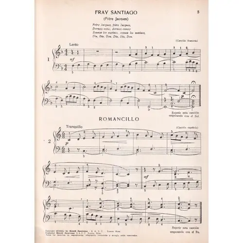 Ensenanza Elemental Del Piano - Vol.2  (Edição Antiga)