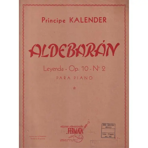 Aldebaran - Op.10 N.2  (Edição Antiga)