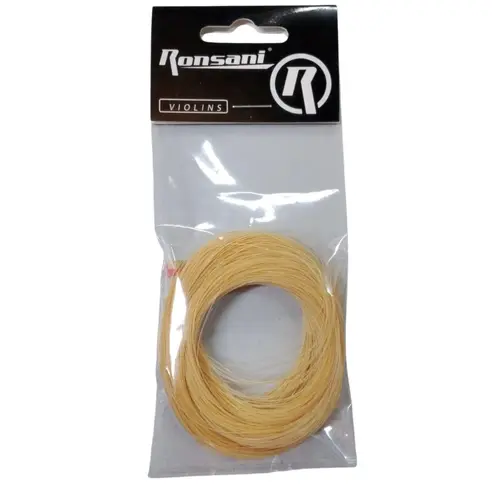 Crina animal branca para arco de cello 4/4 Ronsani ( mongólia)