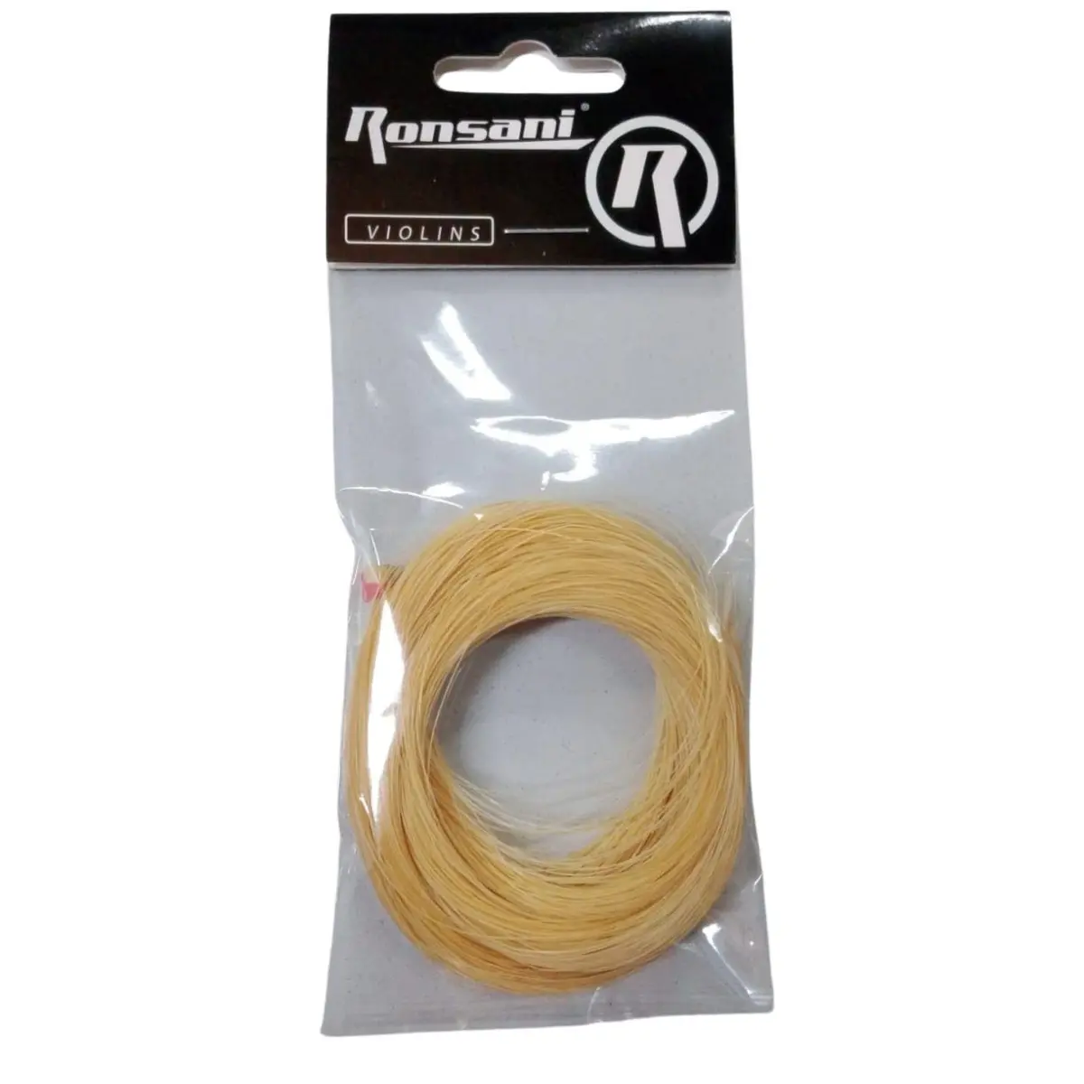 Crina animal branca para arco de cello 4/4 Ronsani ( mongólia)