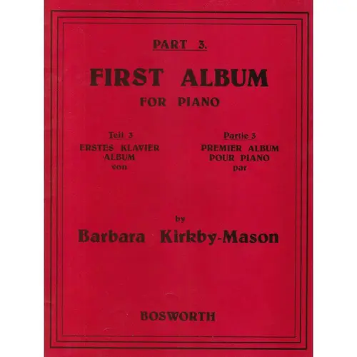 First Album For Piano - Vol.3