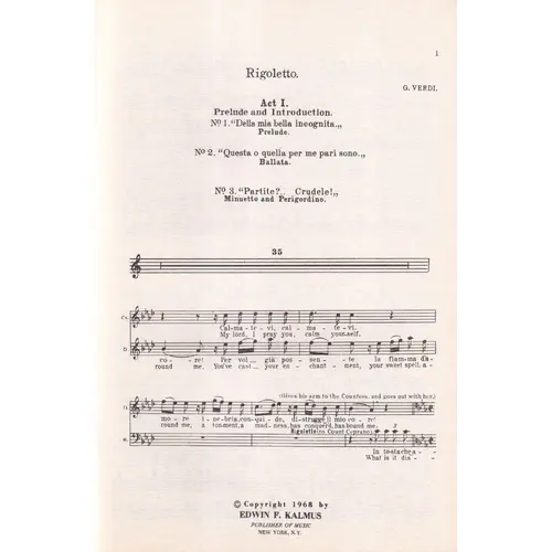 Rigoletto - choral part