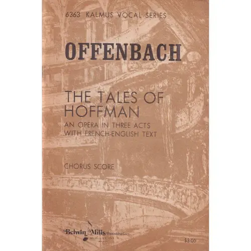 The Tales of Hoffman - chorus score