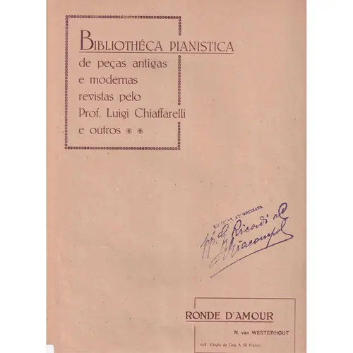 Ronde d'Amour para piano