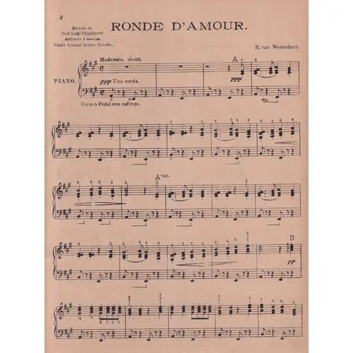 Ronde d'Amour para piano