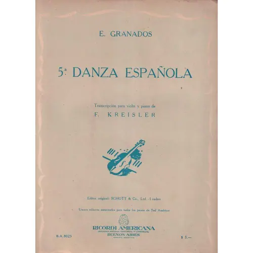 Danza Espanhola N. 5  (Edição Antiga)