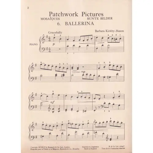 Ballerina - Patchwork Pictures - Vol.6  (Edição Antiga)