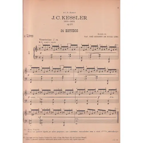 24 Estudos - Op.20  (Edição Antiga)