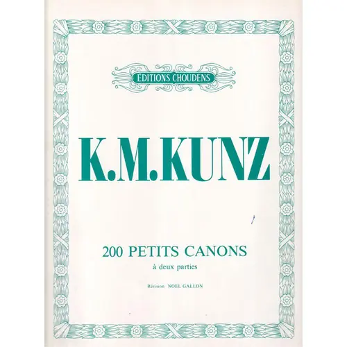 200 Petits Canones A Deux Parties