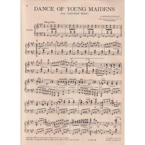 Dance Of Young Maidens  (Edição Antiga)