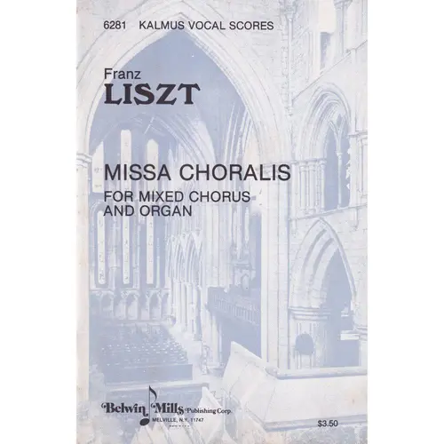Missa choralis for mixed chorus and organ - vocal score