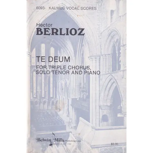 Te Deum for triple chorus, solo tenor and piano