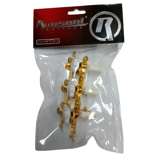 Tarraxa para Violão Nylon Ronsani Dourada 3+3