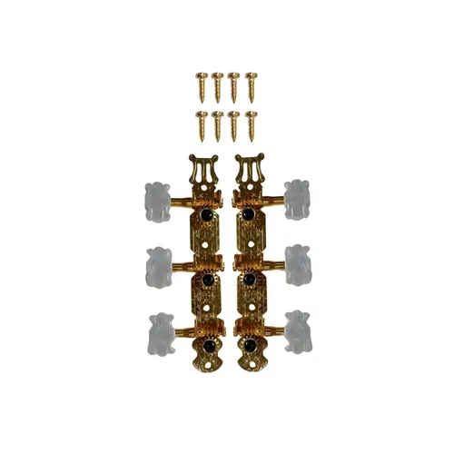 Tarraxa para Violão Nylon Ronsani Dourada 3+3
