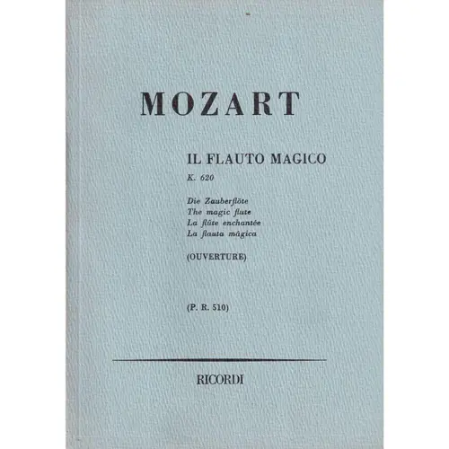 Flauto Magico (Il) - Ouverture - Kv 620  (partitura de bolso)