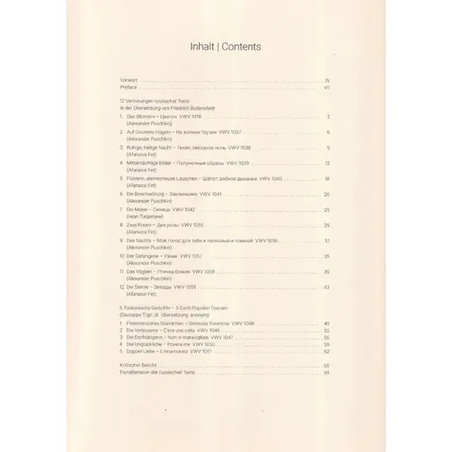 Selected Songs for Voice and Piano Vol.1