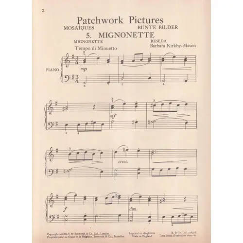 Mignonette - Patchwork Pictures - Vol.5 (Ed. Antig