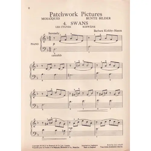 Swans - Patchwork Pictures - Vol.4  (Edição Antiga)