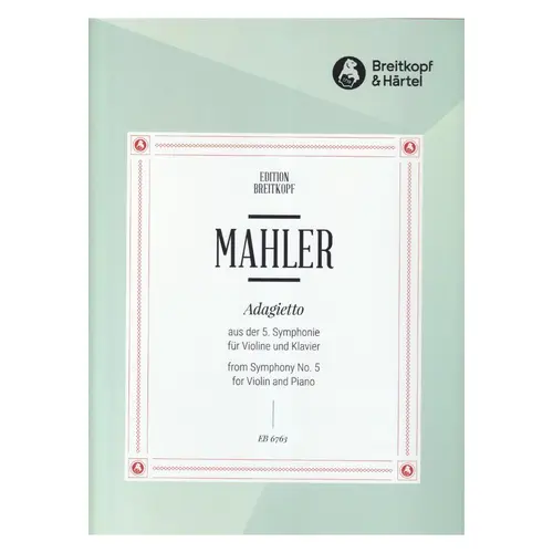 Symphony No. 4 - Finale “Wir geniessen die himmlischen Freuden“ - vocal score
