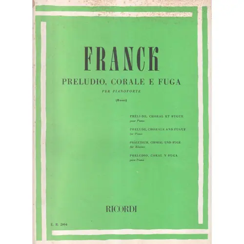 Preludio,Corale E Fuga