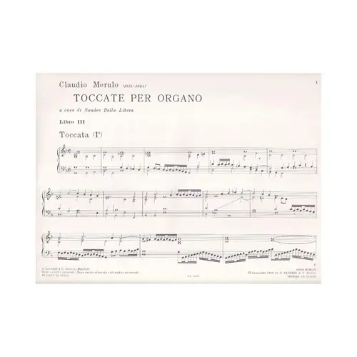 Toccate Per Organo - Vol.3