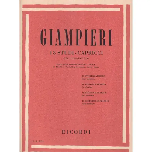 18 Studi-Capricci