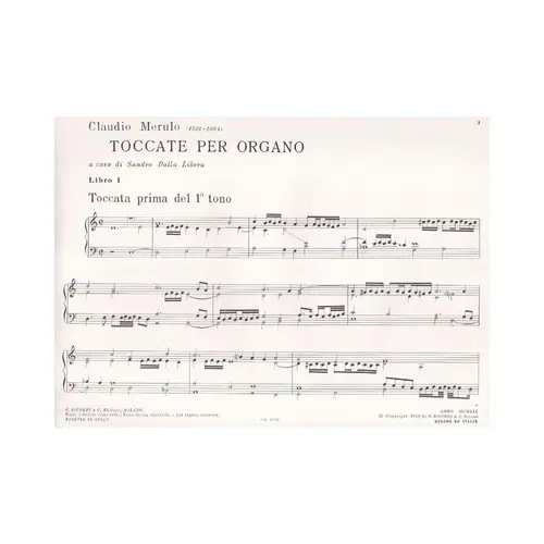 Toccate Per Organo - Vol.1