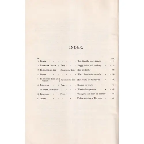 Jubilee Cantata - op. 58 - vocal score