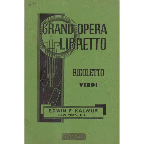 Rigoletto - libreto