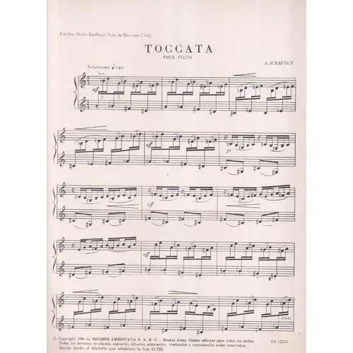 Toccata Para Piano