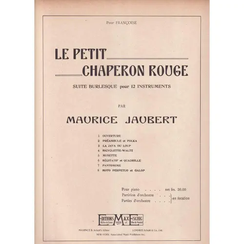 Le Petit Chaperon-Rouge