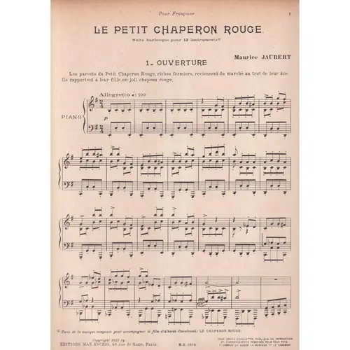 Le Petit Chaperon-Rouge