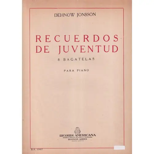 Recurdos De Juventud  (Edição Antiga)
