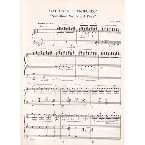 Tres Poemas para Piano - Exemplar Antigo