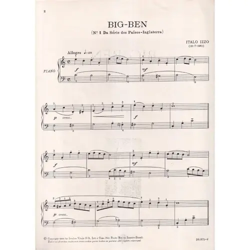 Big-Ben  (N.1 Da Serie Dos Paises - Inglaterra)