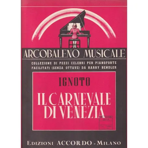 Il Carnevale Di Venezia  (Edição Antiga)