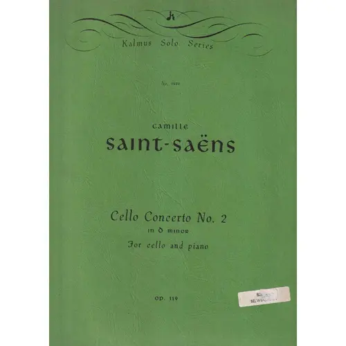 Cello Concerto n.2 in D Minor - op.119