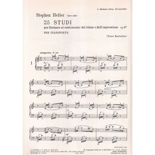 25 Studi Op. 47