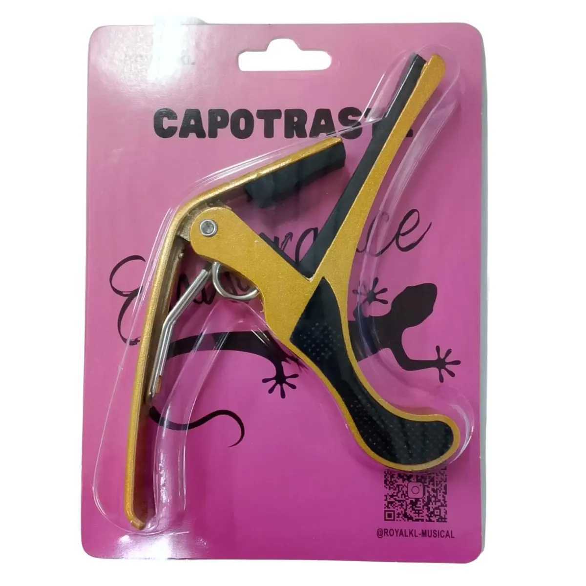 Capotraste Endurance Royal KL CT01-GD dourado haste longa