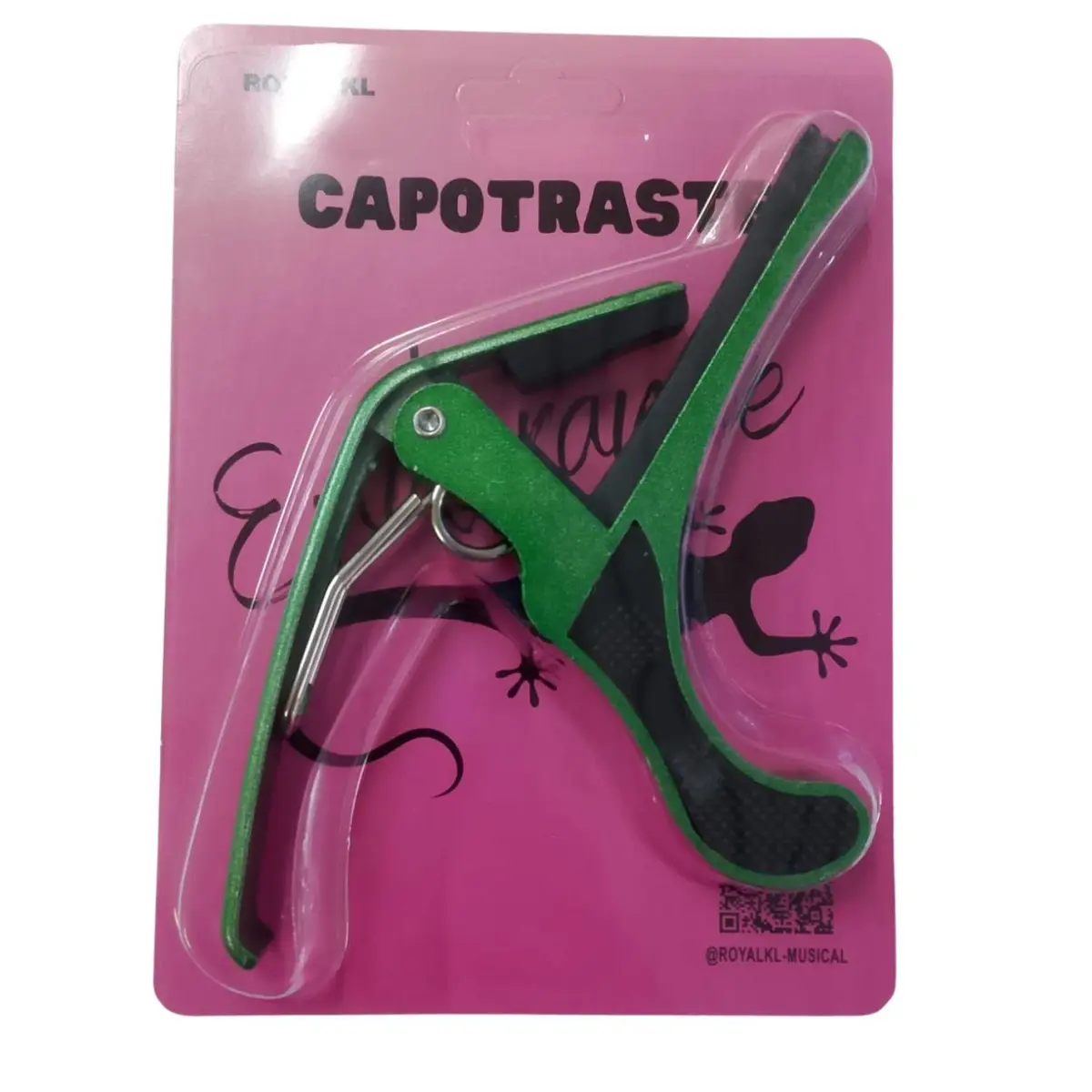 Capotraste Endurance Royal KL CT01-GR verde haste longa