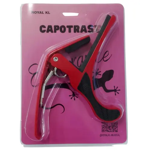 Capotraste Endurance Royal KL CT01-RD vermelho haste longa