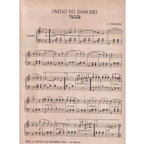 Ondas Do Danubio - Valsa  (Edição Antiga)