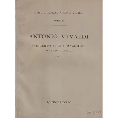 Concerto In Sib Mag.T.50-F.XI N.12