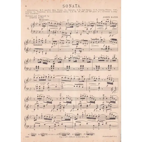 Sonata N.4  (Edição Antiga)