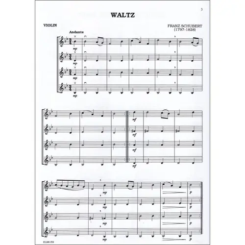 Classical Quartets For All - Violin